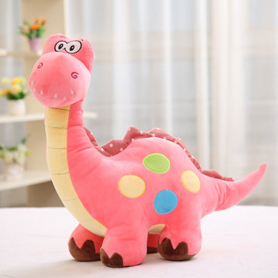 Whimsical dino plush toy, available colors blue green pink