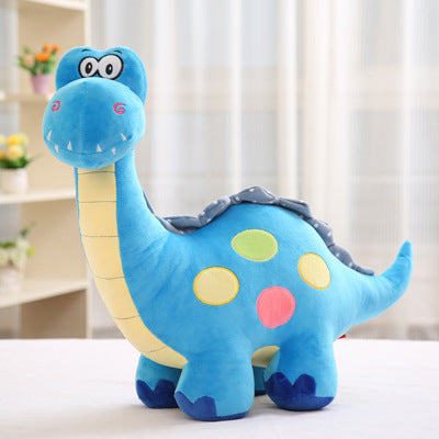 Dinosaur plush toy, close-up detail
